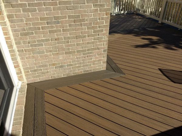 Northville Deck, Corner Detail, Coastal Bluff and Coastal Sand, Naturals Decking