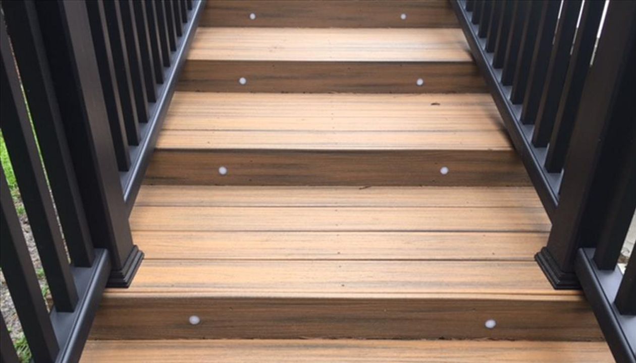 Wider stair treads provided great footing and ease of use for this client