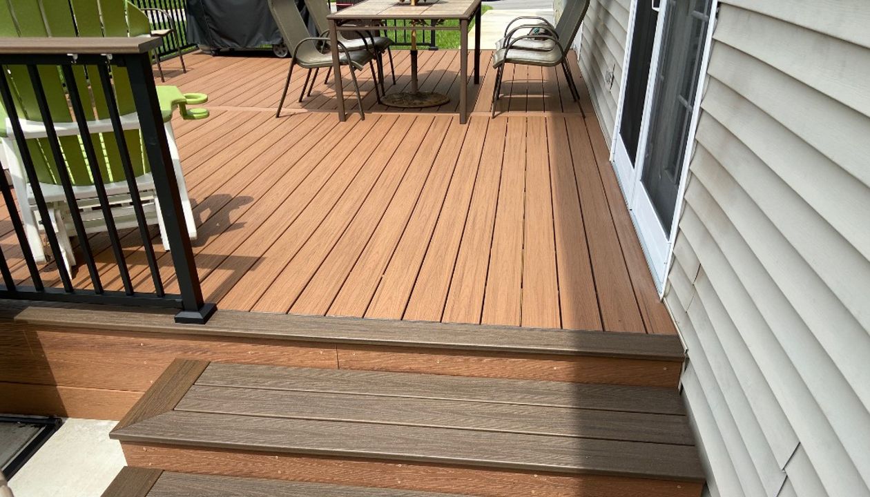 Custom three tread stairs