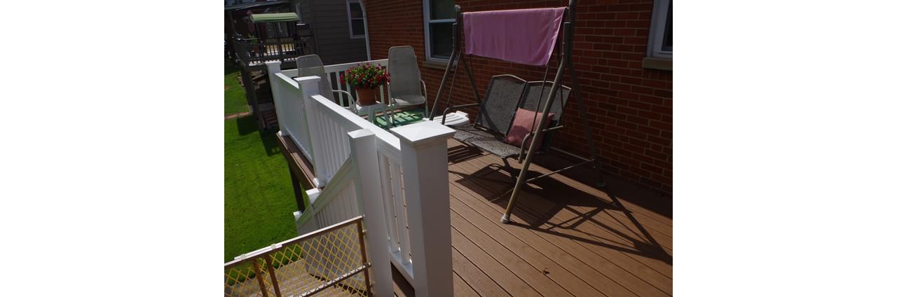 Transcend Lava Rock grooved decking