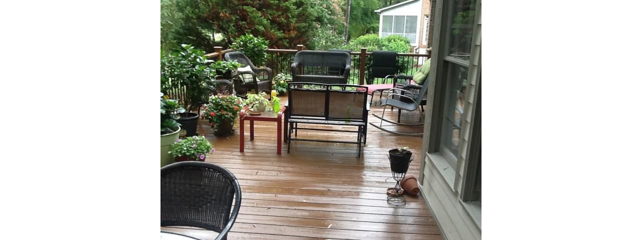 Sitting and grill areas are important on every deck