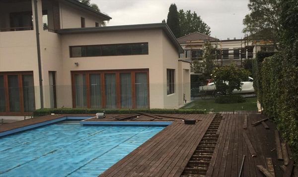 This deck had seen better days and the home owner wanted a complete revamp with a maintenance free deck installed