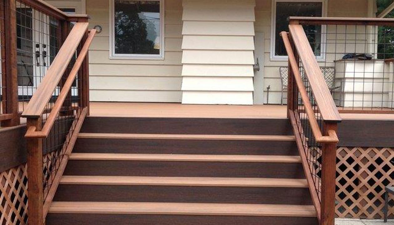 Trex Deck, Tiki Torch and Lava Rock, Pebble Beach, CA
