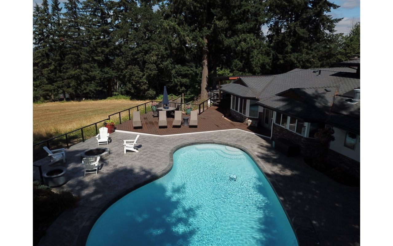 Poolside Trex Deck