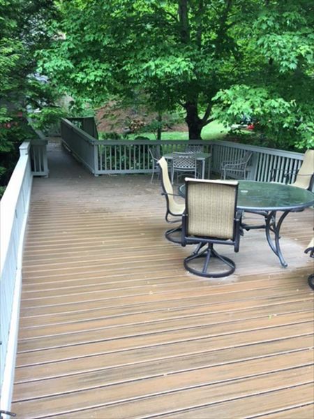 Trex Transcend Spiced Rum deck is great area on a sunny day