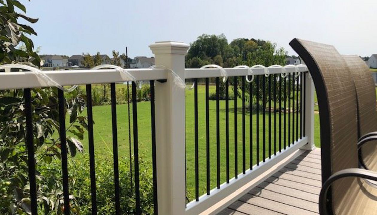 Trex Select railings showcase a great line of sight
