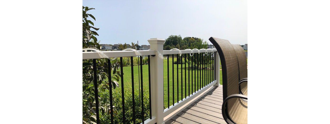 Trex Select railings showcase a great line of sight
