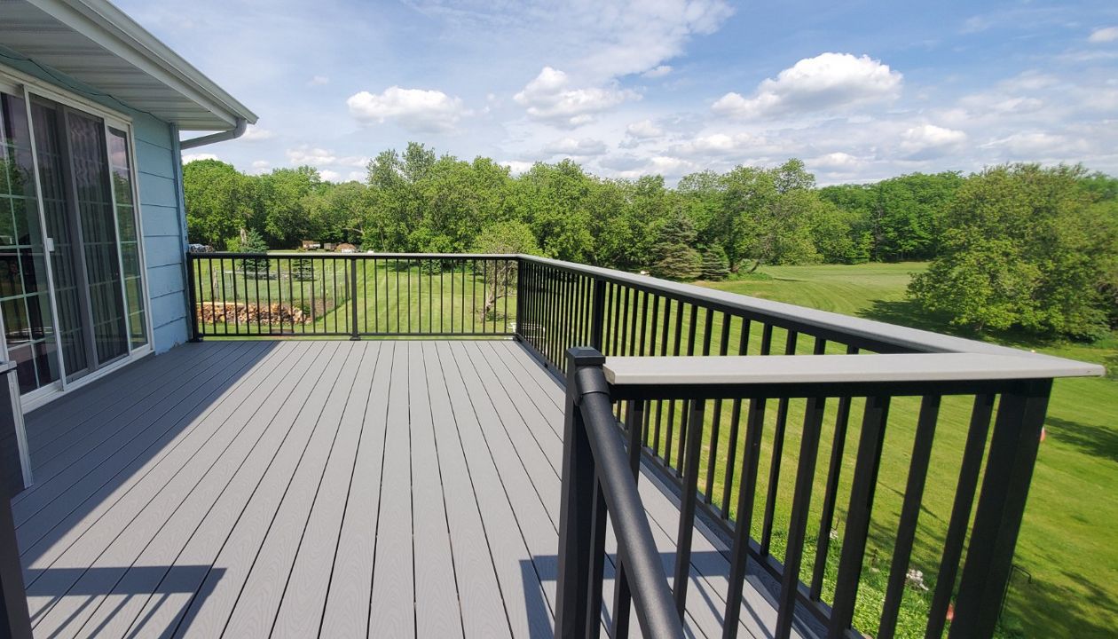 Pebble Gray with Winchester Gray Accent and Pebble Gray Drink Rail