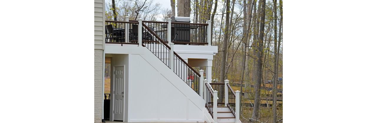 Trex Storage Area under stairs