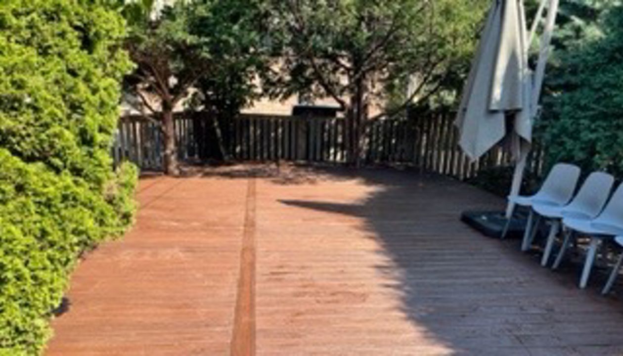 Backyard Deck Minneapolis Lava Rock