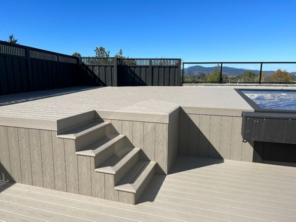 Belmont, CA - Trex Transcends Gravel Path