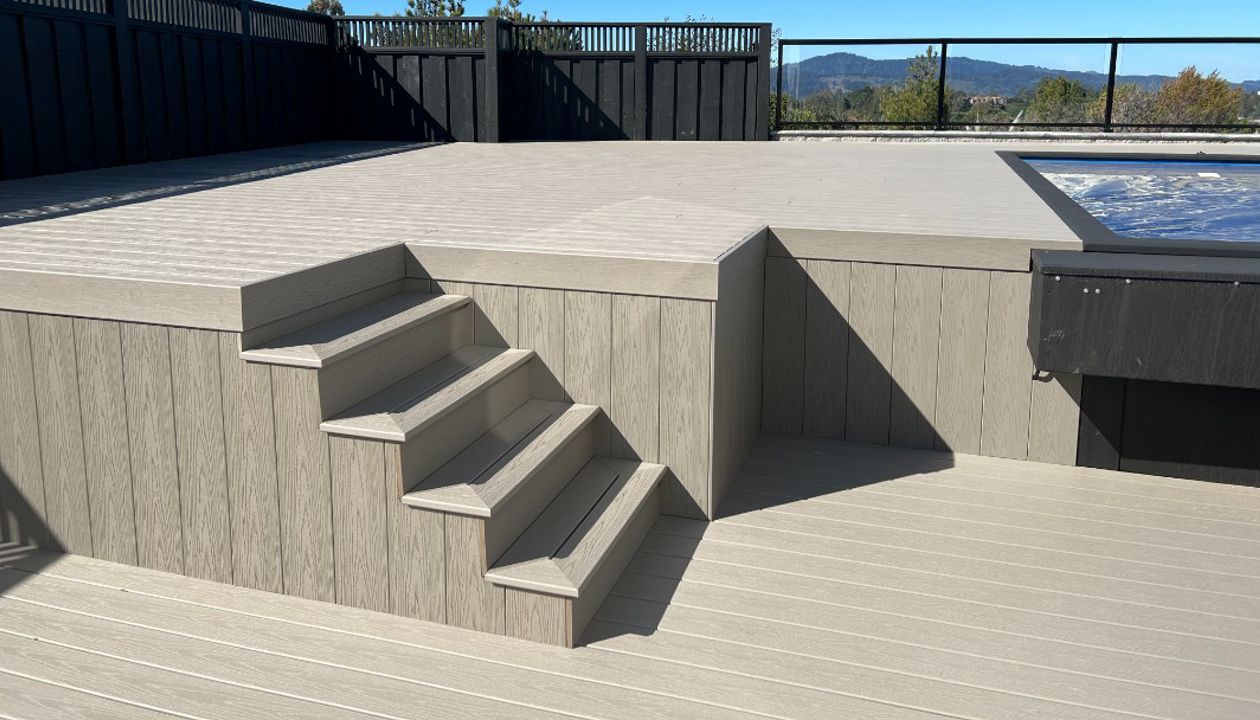 Belmont, CA - Trex Transcends Gravel Path