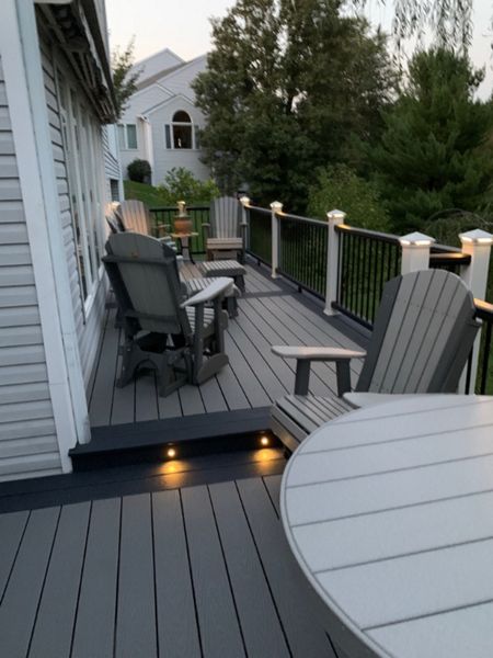 post cap and stair lighting