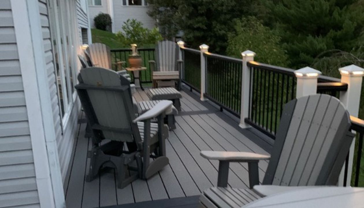 post cap and stair lighting