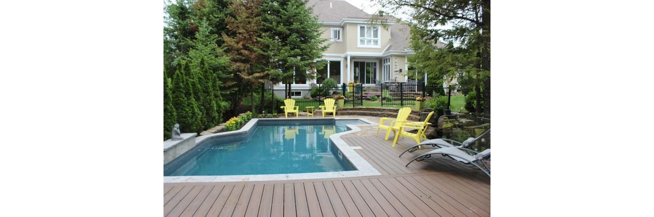 Terrasse de piscine