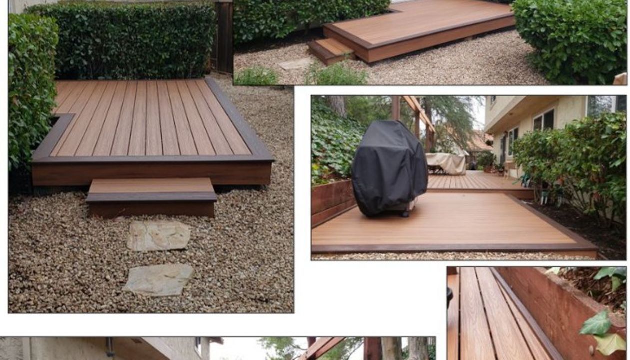 Trex Transcend Tropicals Tiki Torch, Lava Rock Picture Frame, Walnut Creek, CA