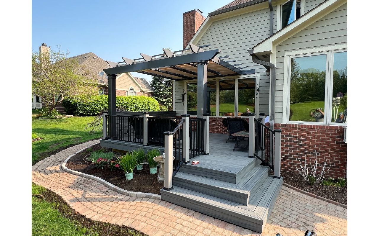 Trex Deck in Highland, Michigan