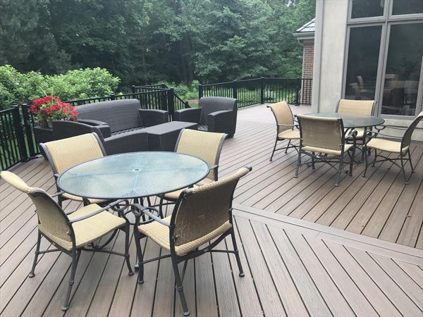 Herringbone pattern both directions in spiced rum