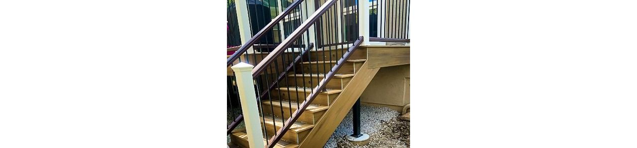 Trex Transcend Havana Gold Trex Transcend railing Trex Elevations framing