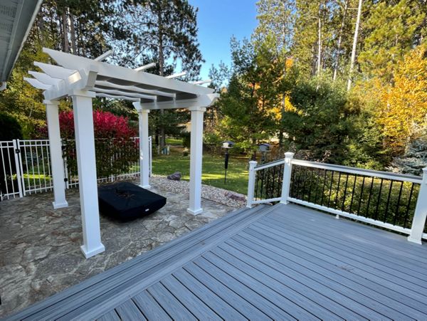 Include a Trex Pergola to your new outdoor space!