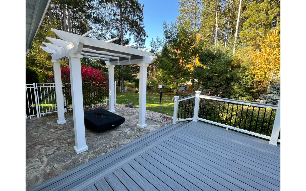 Include a Trex Pergola to your new outdoor space!