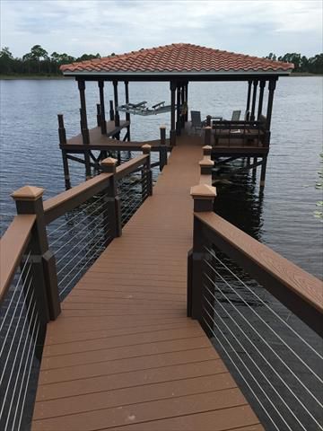 Trex Select Saddle Dock located in Dr. Phillips (Orlando)