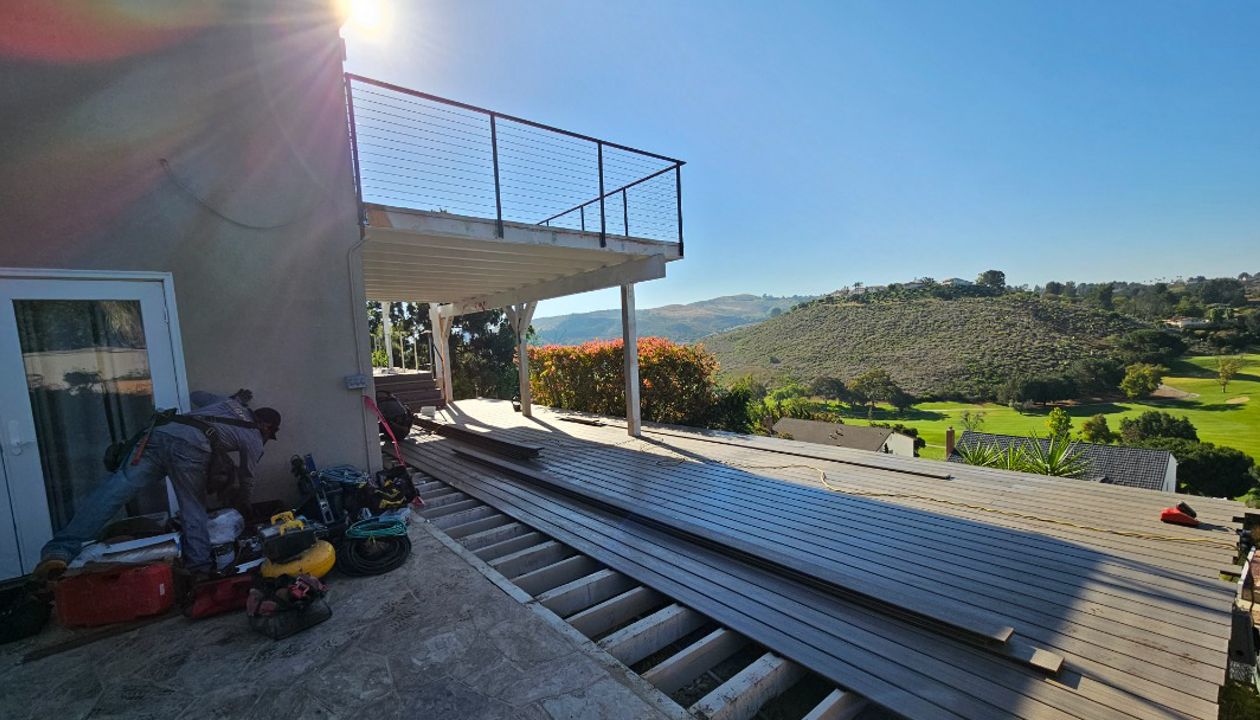 New Trex Deck & Cable Railing in Thousand Oaks , CA