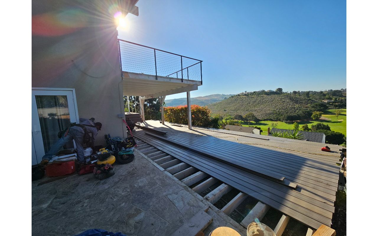 New Trex Deck & Cable Railing in Thousand Oaks , CA