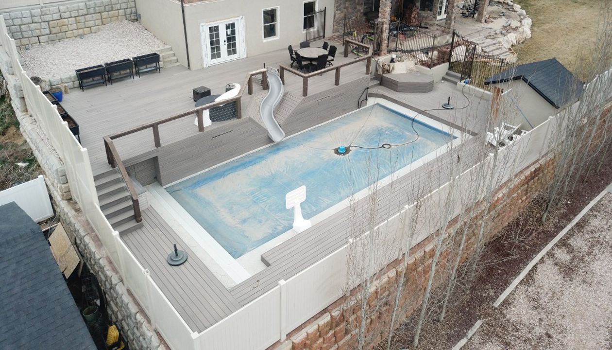 Rocky Harbor Pleasant View Pool Deck