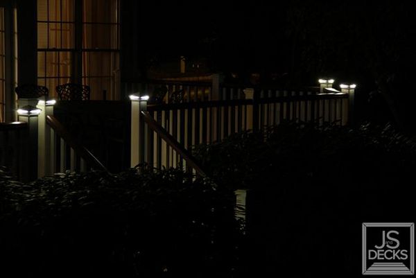 Transcend Railing with Trex DeckLighting