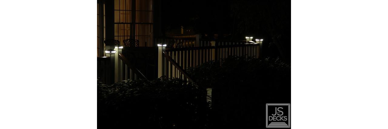 Transcend Railing with Trex DeckLighting
