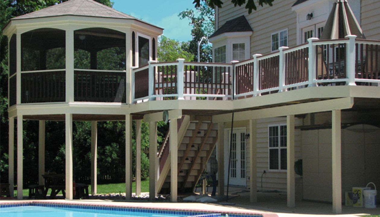 Trex Screened Gazebo