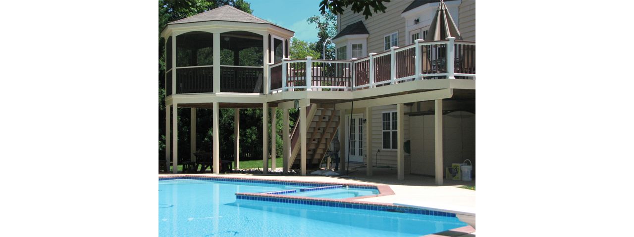 Trex Screened Gazebo