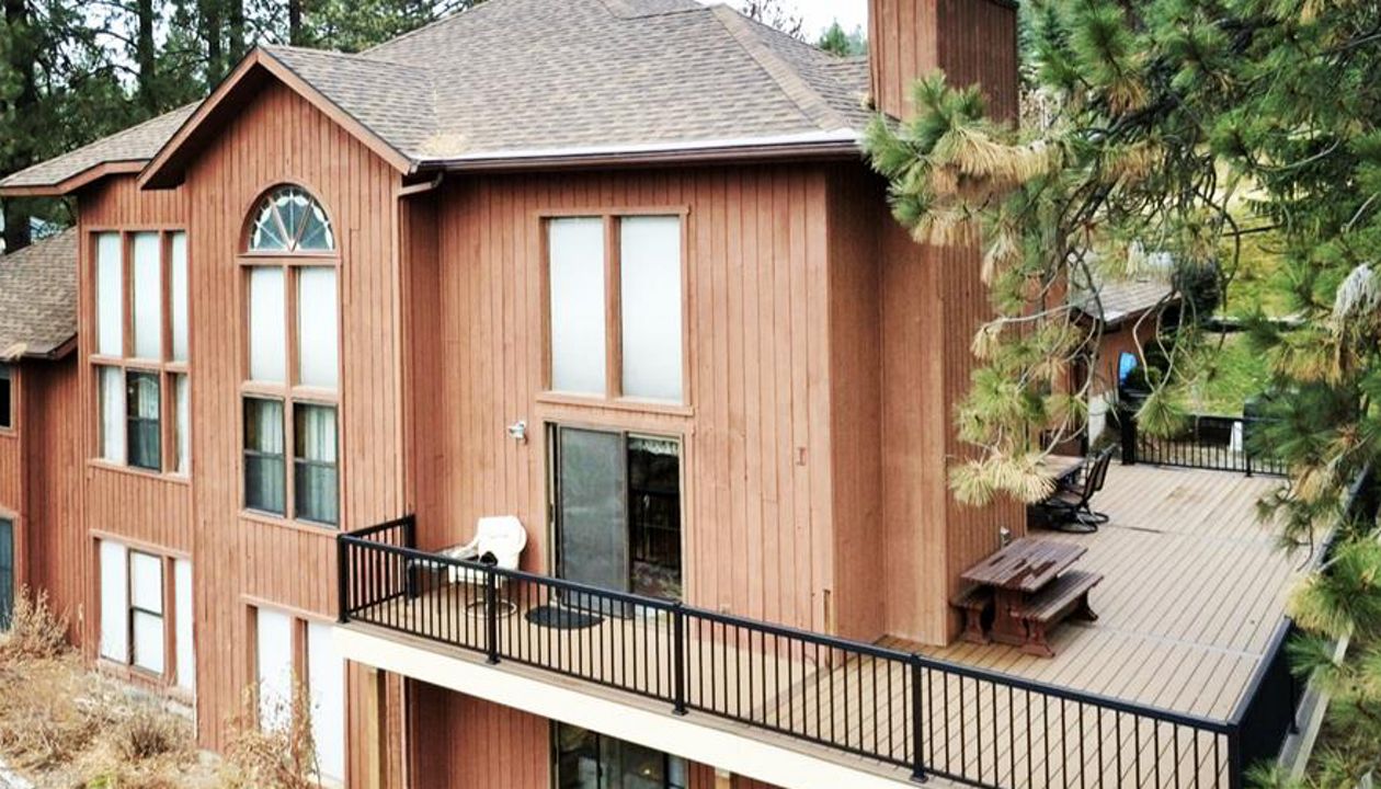 Wrap Around Deck in the Woods