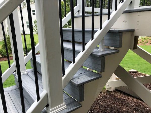A picture frame finish on this stairs is the finishing touch the homeowner was asking for