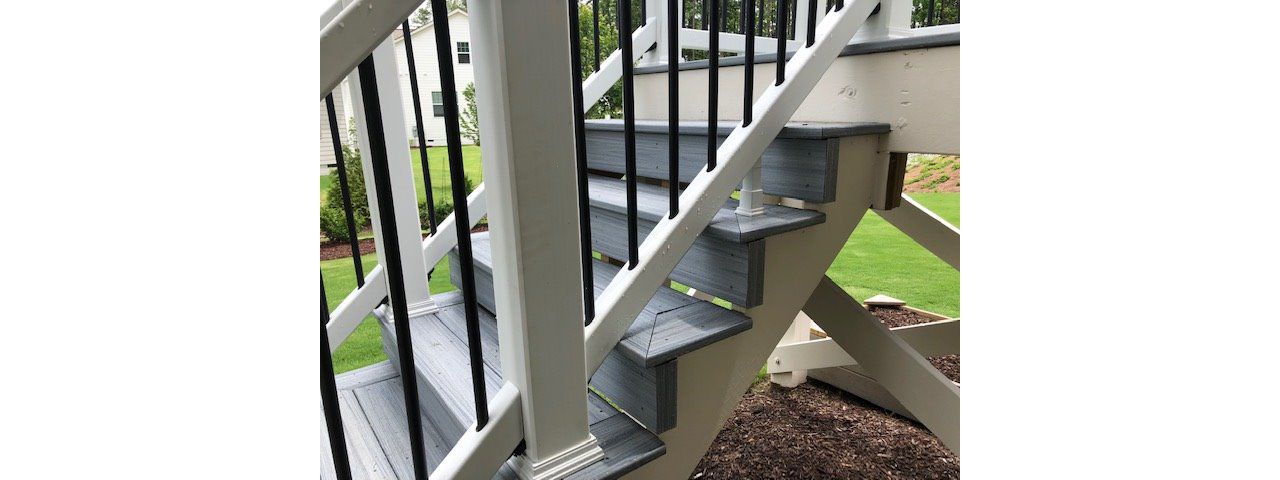 A picture frame finish on this stairs is the finishing touch the homeowner was asking for