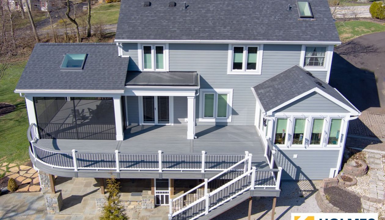 2022 Deck and Screened in Porch Project in Loveland Ohio.
