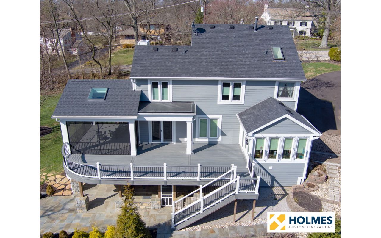 2022 Deck and Screened in Porch Project in Loveland Ohio.