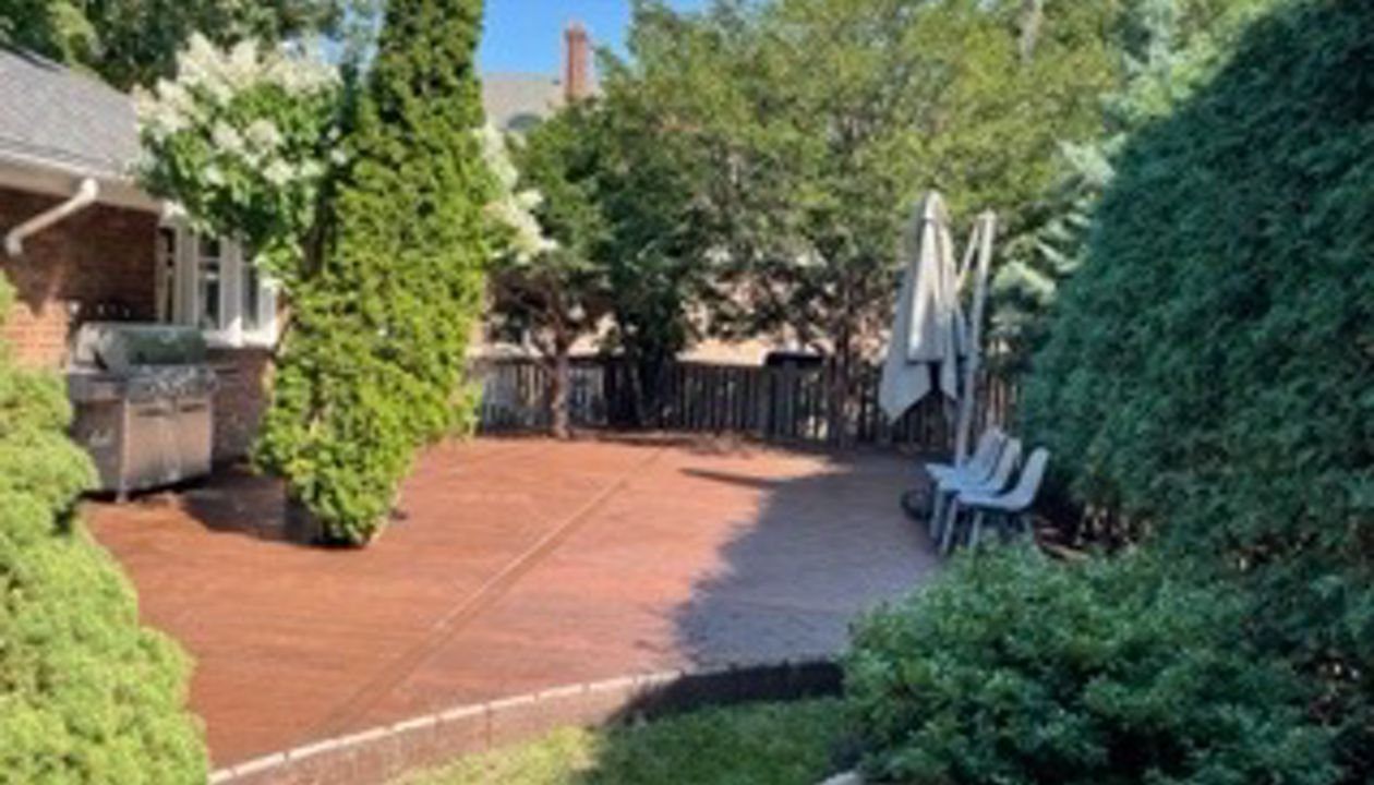 Backyard Deck Minneapolis Lava Rock