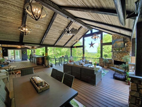 Custom Trex Enhance Naturals Toasted Sand Porch - Exton, PA