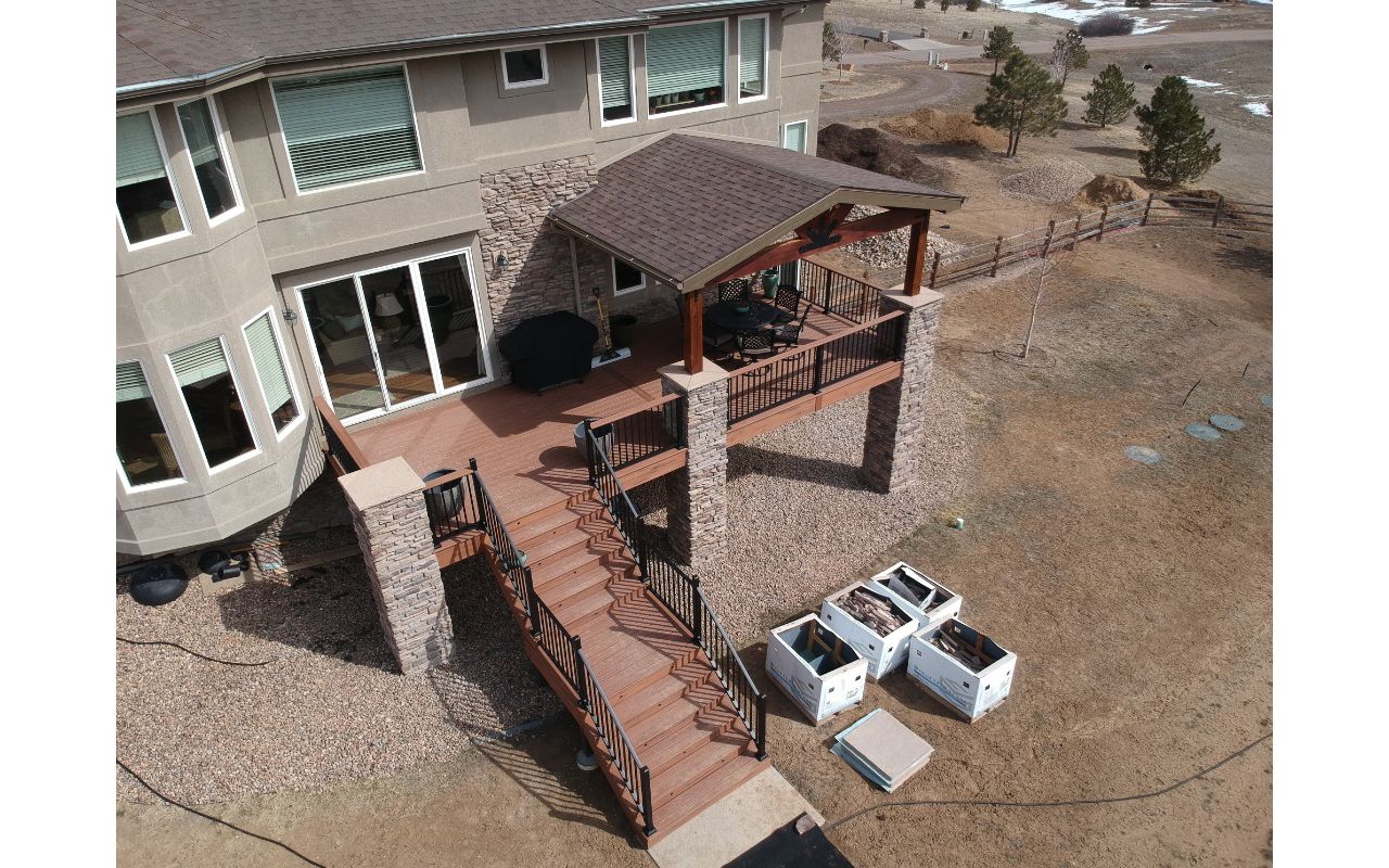 Trex Transcend Tiki Torch in Parker Colorado