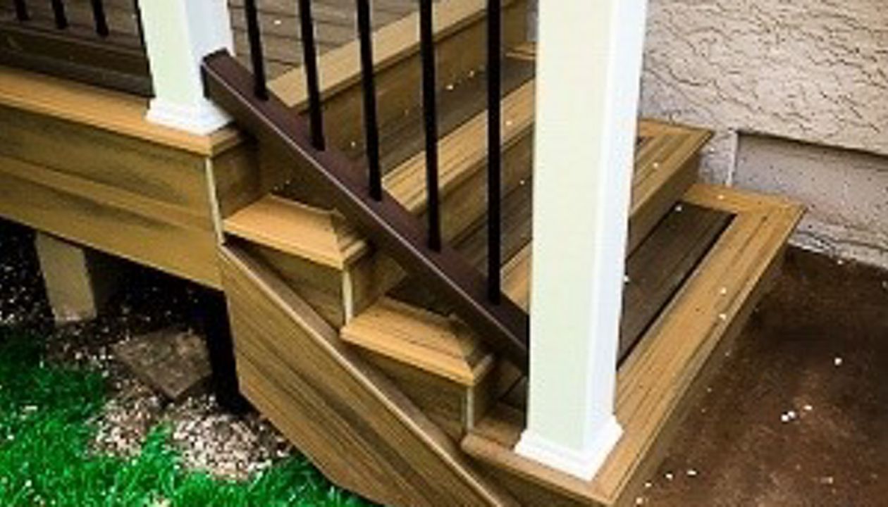 Trex Transcend Havana Gold Trex Transcend railing Trex Elevations framing