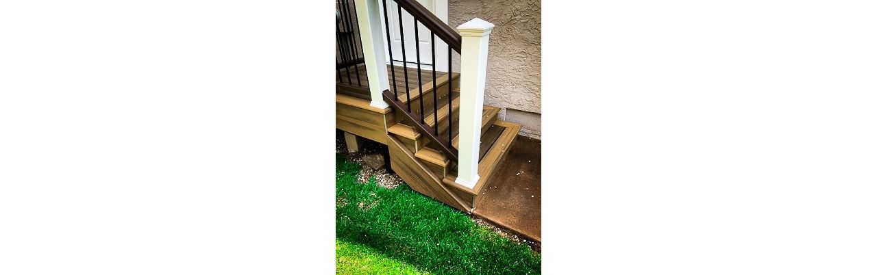 Trex Transcend Havana Gold Trex Transcend railing Trex Elevations framing