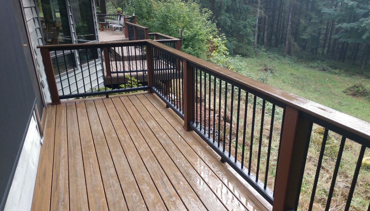 Master bedroom Transcend Deck & Rails