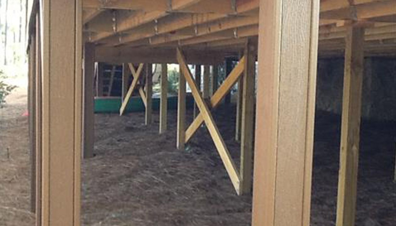 Wrapping the framing is a great touch