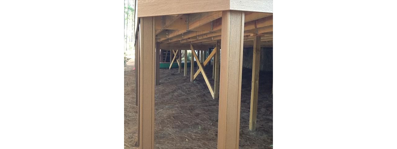 Wrapping the framing is a great touch