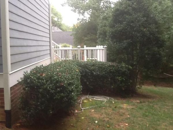 Trex Transcend White Rails make a great visual