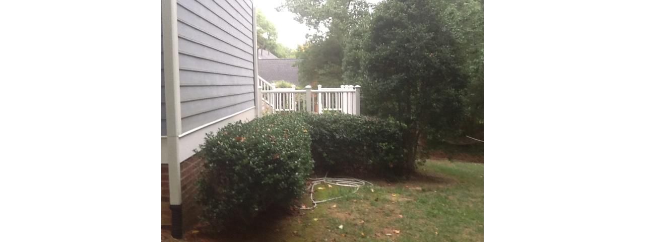 Trex Transcend White Rails make a great visual