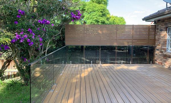 The owner wanted a privacy screen added to their deck to give it a more intimate feel