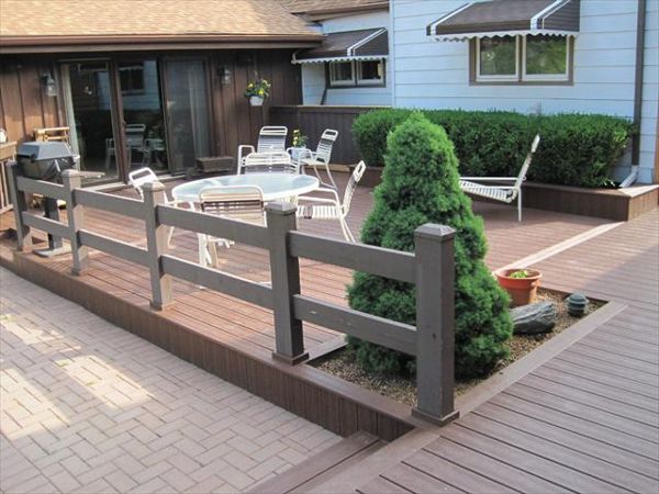 Trex Transcend Fire Pit w/ Built in Flower Boxes